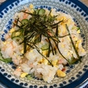 簡単‼さけと卵ときゅうりのちらし寿司♡